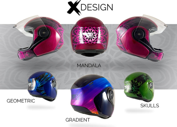 Tonfly TFX Full Face Helmet Hand Crafted Paint