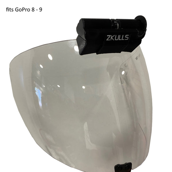 ZKulls VISOR MOUNT mounted on TFX or G4 visor